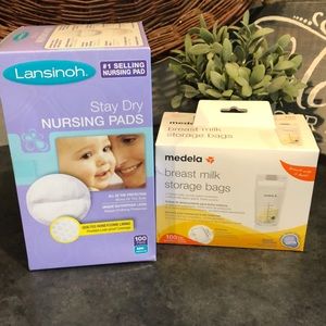 NEW Nursing pads and breast milk storage bags